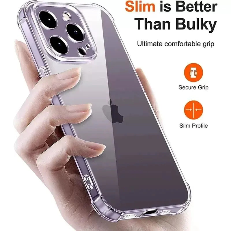 Shockproof Silicone Clear Case