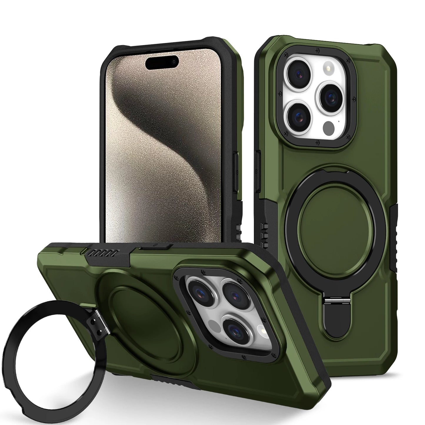 Rugged Armor Drop Tested case with Swivel Stand