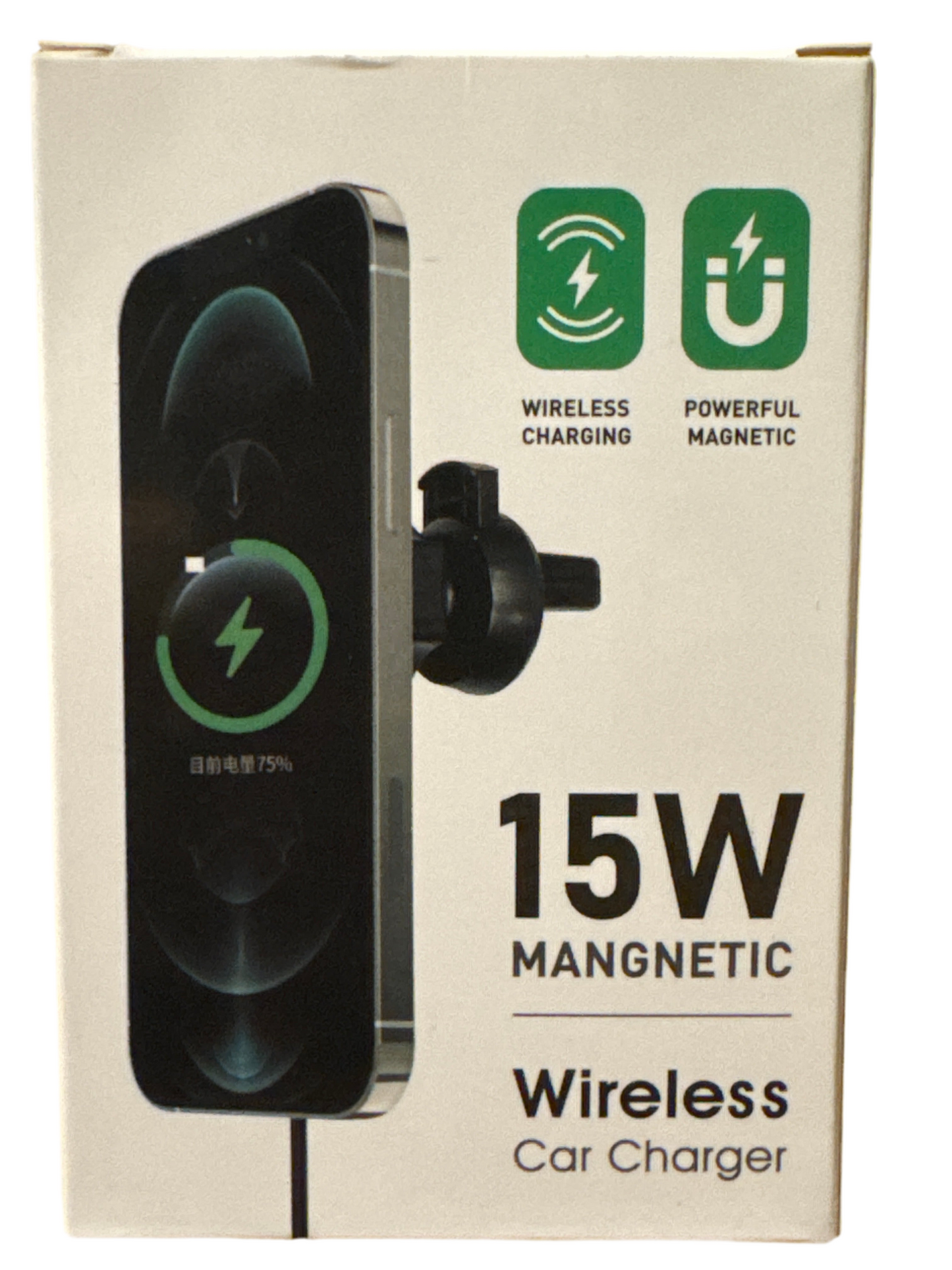 15W Magnetic Wireless car Charger