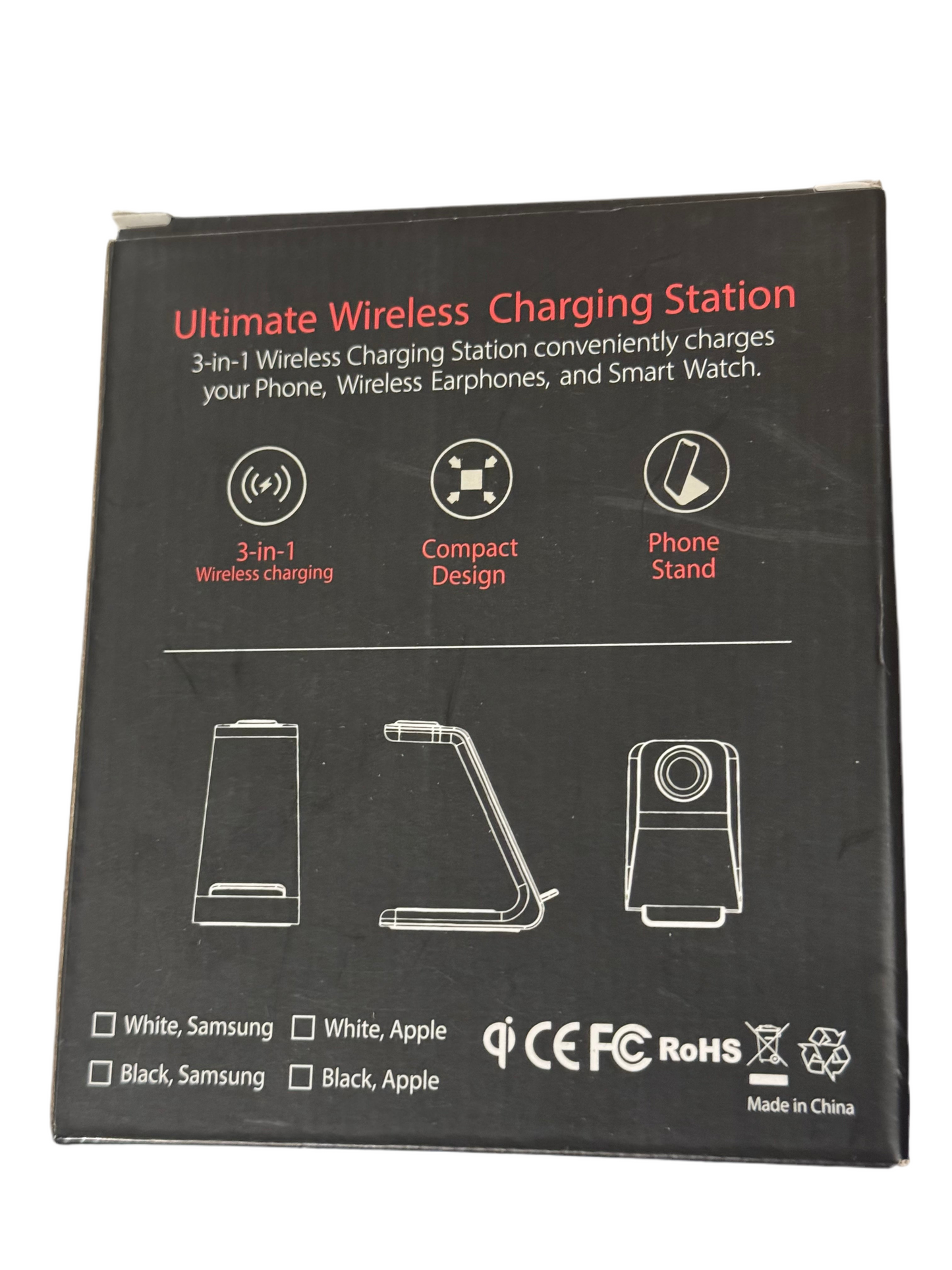 3 in 1 Wireless Charging Station