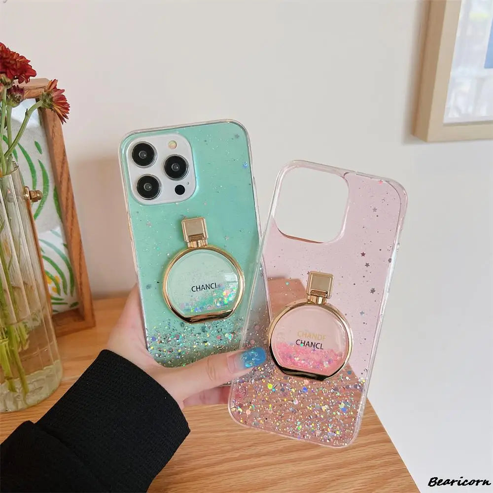 Glitter Case with ring holder