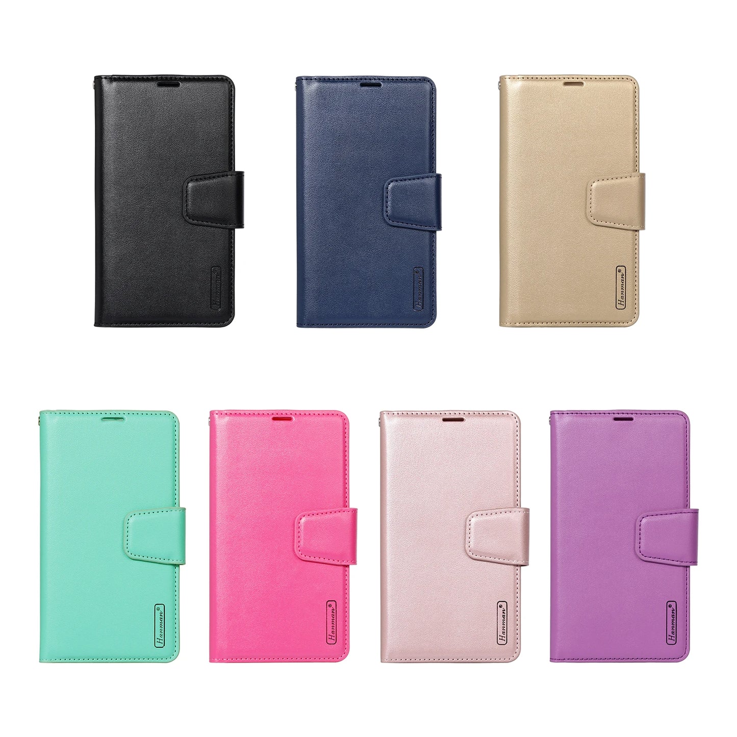 Hanman Flip Leather Cards Solt Wallet Case