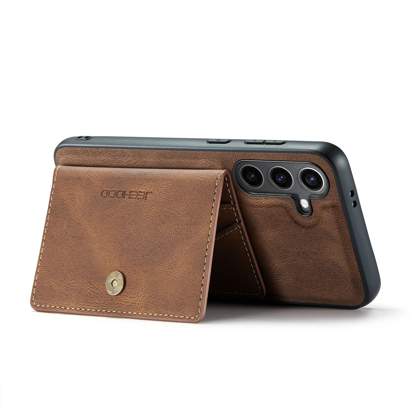 2 IN 1 Removable Cards Solt Magnetic Leather Case