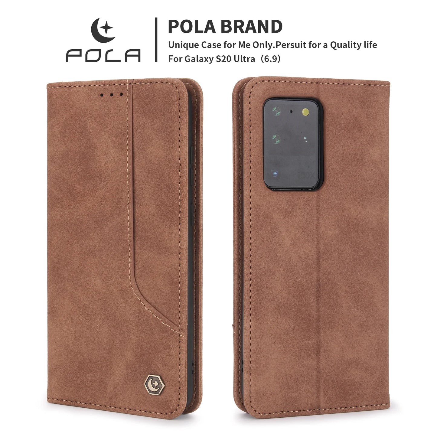 Flip Leather Magnetic case with Card Holder